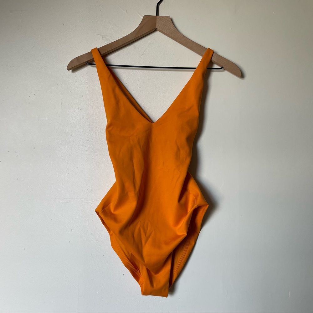 NWT Left on Friday Weekender swimsuit in Marigold